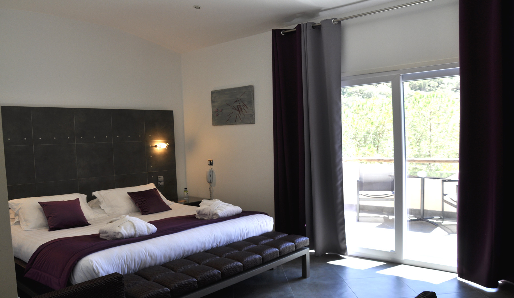 Une chambre pensée pour les sensations.